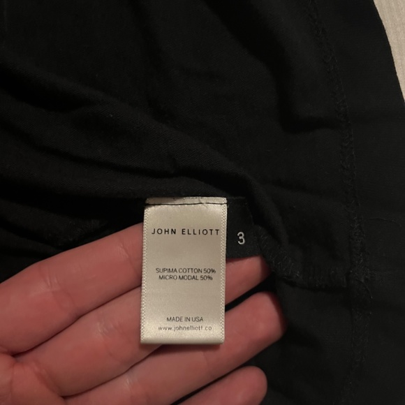 John Elliott classic crew black large - Picture 3 of 3